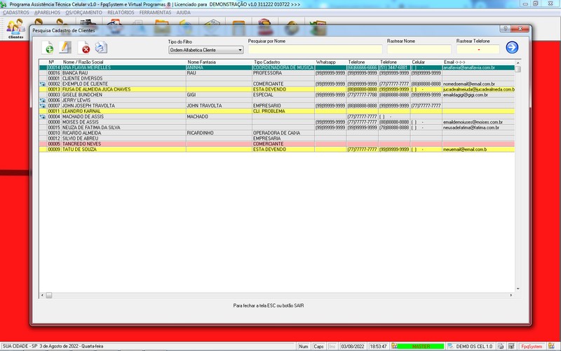 Programa OS Assist�ncia T�cnica para Celular 1.0 Plus