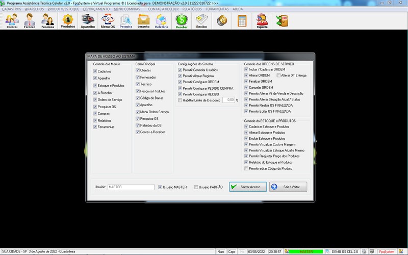 Programa OS Assist�ncia T�cnica para Celular 2.0 Plus