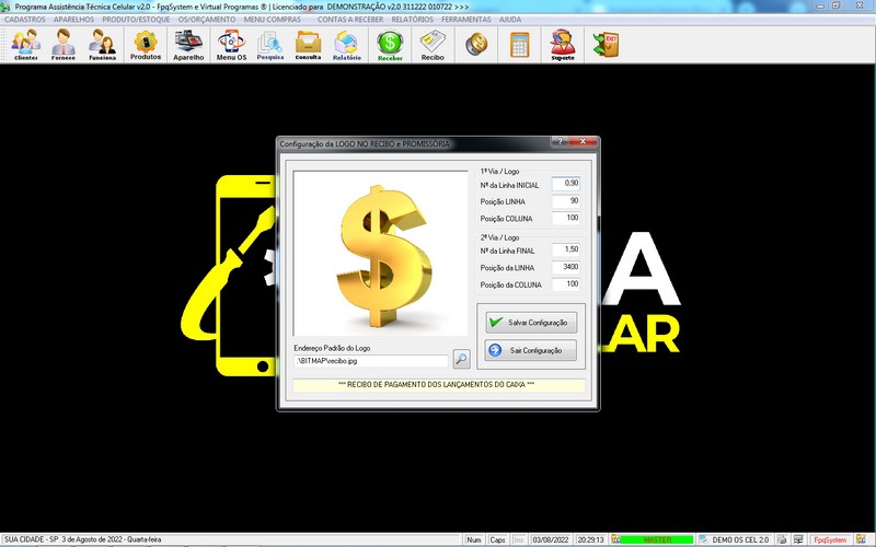 Programa OS Assist�ncia T�cnica para Celular 2.0 Plus