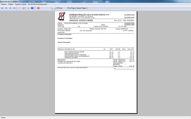 Programa OS Assist�ncia T�cnica para Celular 2.0 Plus