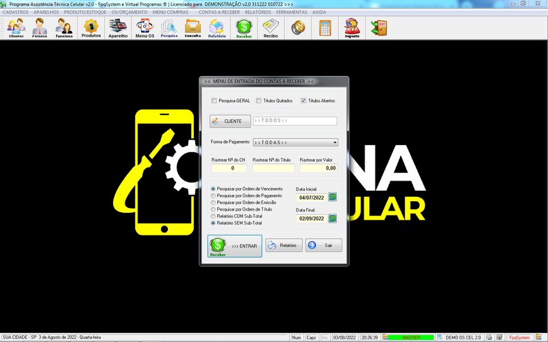 Programa OS Assist�ncia T�cnica para Celular 2.0 Plus