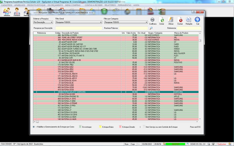 Programa OS Assist�ncia T�cnica para Celular 2.0 Plus
