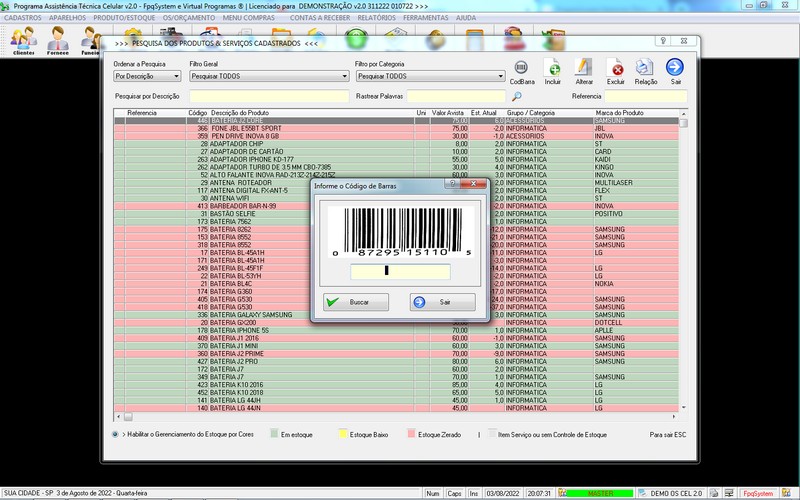 Programa OS Assist�ncia T�cnica para Celular 2.0 Plus