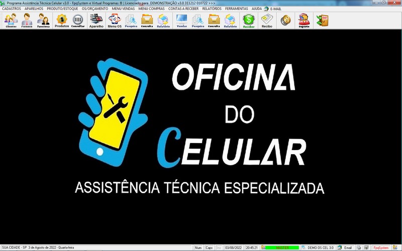 Programa OS Assist�ncia T�cnica para Celular 3.0 Plus