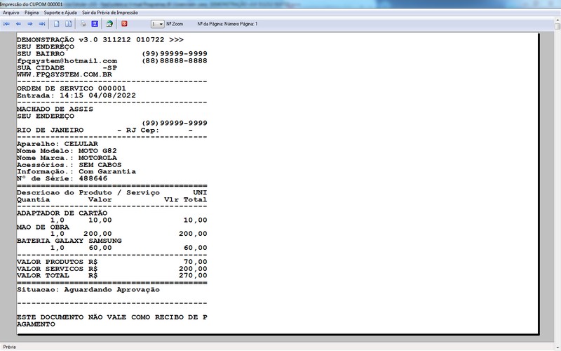 Programa OS Assist�ncia T�cnica para Celular 3.0 Plus
