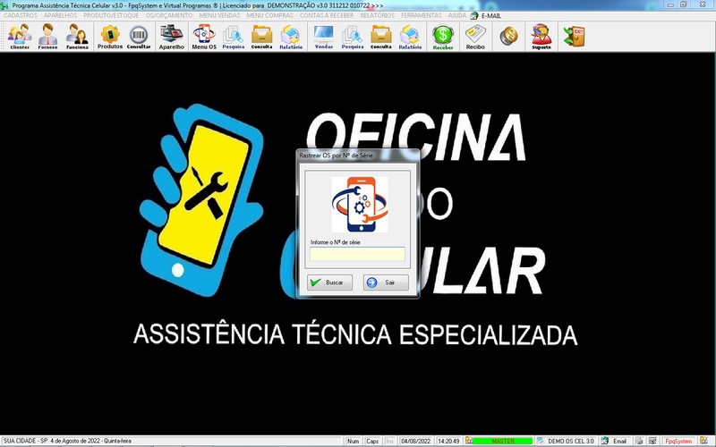 Programa OS Assist�ncia T�cnica para Celular 3.0 Plus