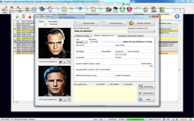 Programa OS Assist�ncia T�cnica para Celular 4.0 Plus