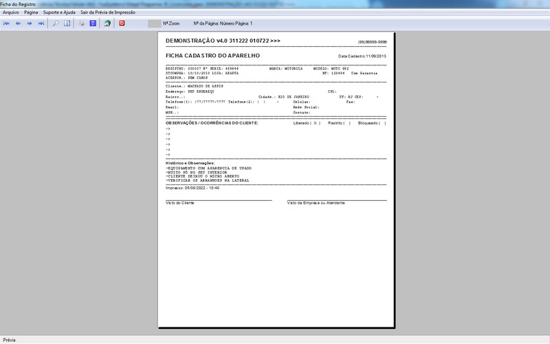 Programa OS Assist�ncia T�cnica para Celular 4.0 Plus