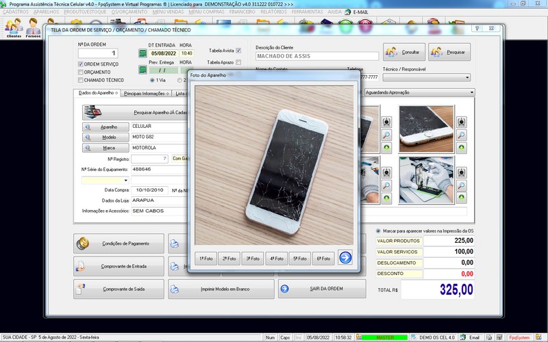 Programa OS Assist�ncia T�cnica para Celular 4.0 Plus
