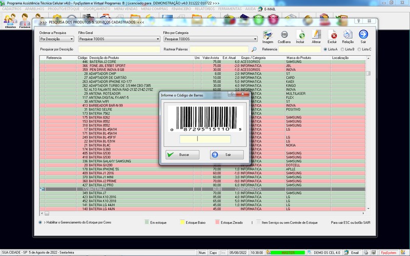Programa OS Assist�ncia T�cnica para Celular 4.0 Plus