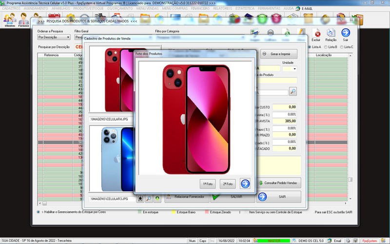 Programa OS Assist�ncia T�cnica para Celular 5.0 Plus