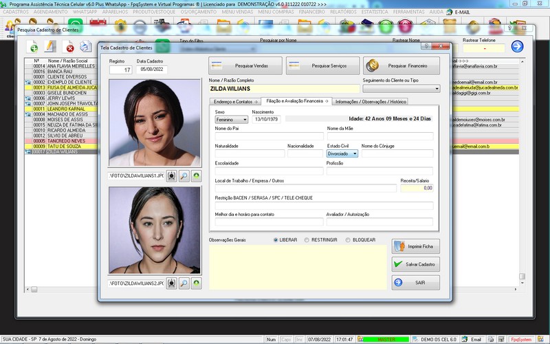 Programa OS Assist�ncia T�cnica para Celular 6.0 Plus