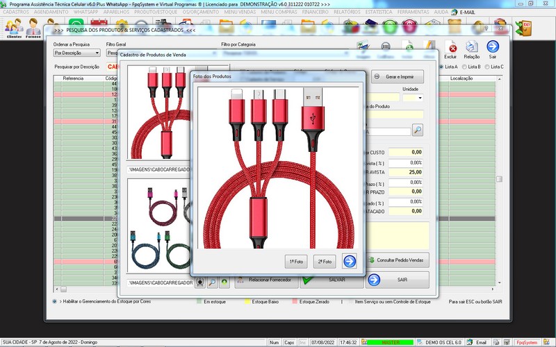 Programa OS Assist�ncia T�cnica para Celular 6.0 Plus
