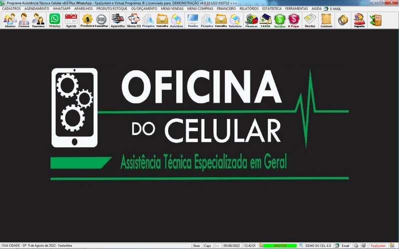 Programa OS Assist�ncia T�cnica para Celular 6.0 Plus