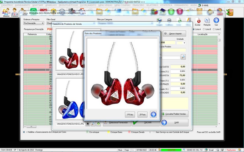 Programa OS Assist�ncia T�cnica para Celular 7.0 Plus