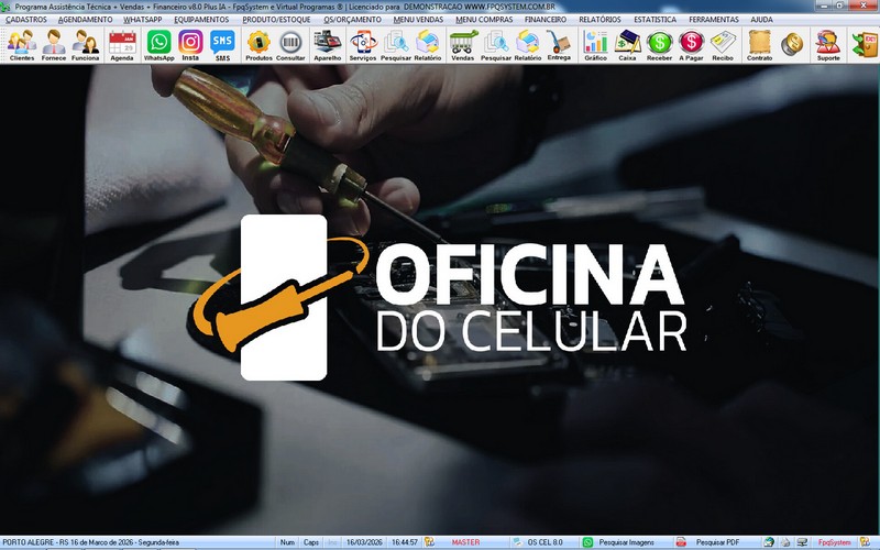 Programa OS Assist�ncia T�cnica para Celular 8.0 Plus