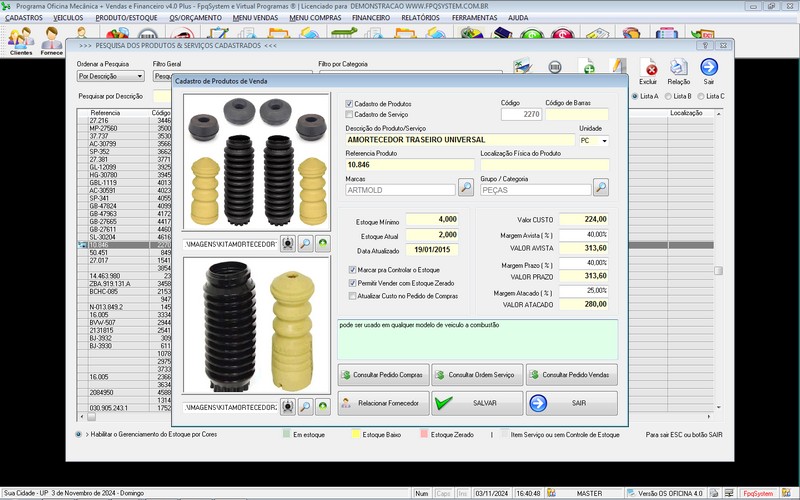Programa OS Oficina Mecanica com Ordem de Servi�o e Financeiro v4.0