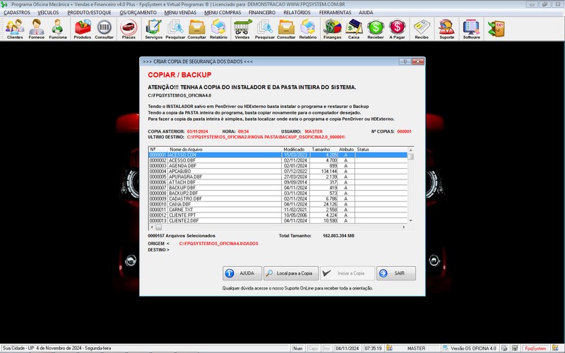 Programa OS Oficina Mecanica com Ordem de Servi�o e Financeiro v4.0