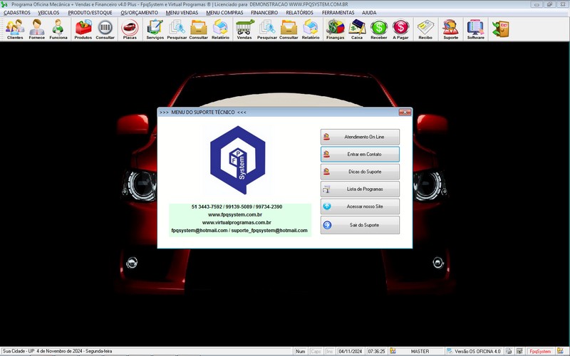 Programa OS Oficina Mecanica com Ordem de Servi�o e Financeiro v4.0