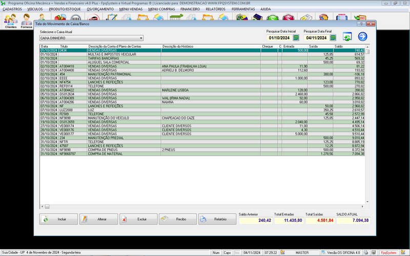 Programa OS Oficina Mecanica com Ordem de Servi�o e Financeiro v4.0