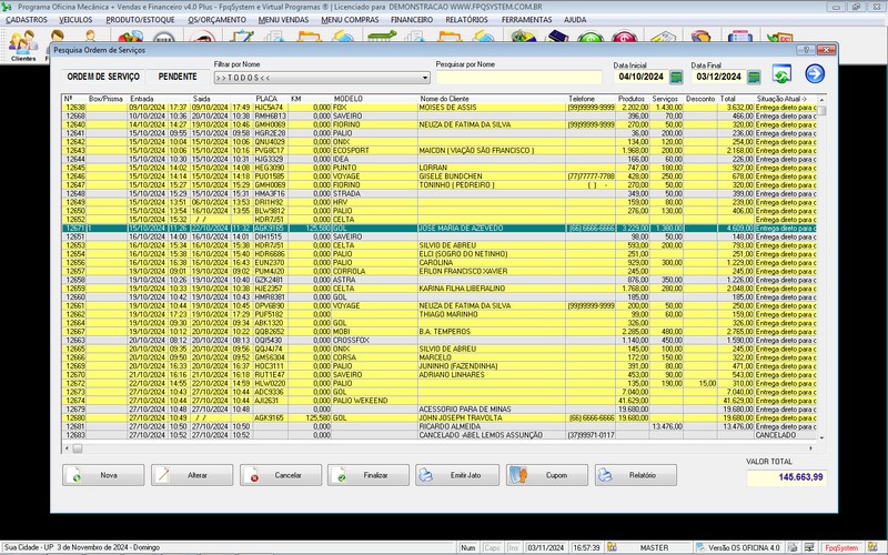 Programa OS Oficina Mecanica com Ordem de Servi�o e Financeiro v4.0