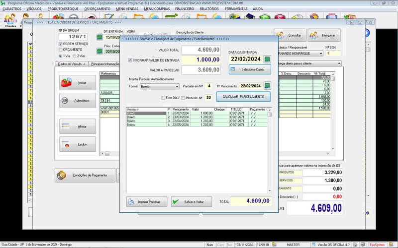 Programa OS Oficina Mecanica com Ordem de Servi�o e Financeiro v4.0