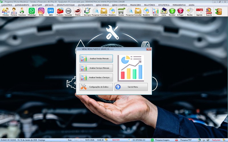 Gr�fico de desempenho