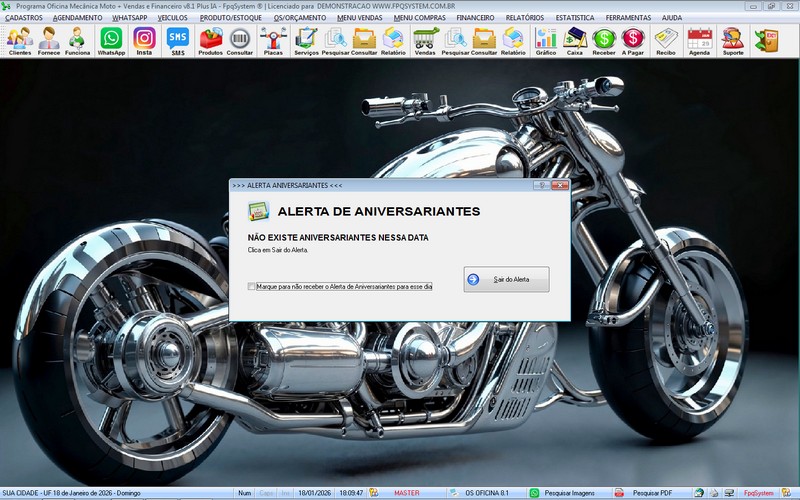 Gr�fico de desempenho
