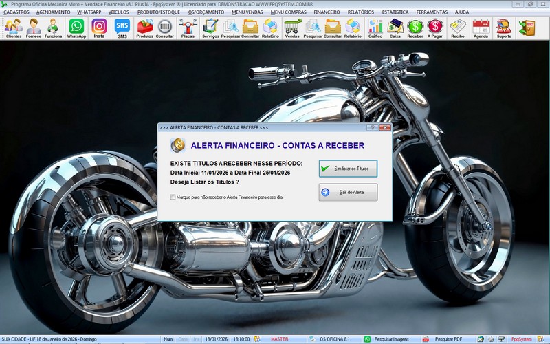 Gr�fico de desempenho