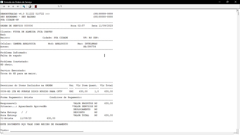 Programa OS Seguran�a Eletr�nica v4.0 - FpqSystem