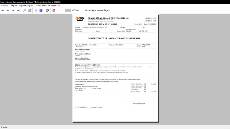 Programa OS Seguran�a Eletr�nica v4.0 - FpqSystem
