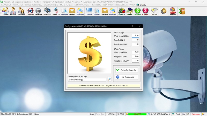 Programa OS Seguran�a Eletr�nica v4.0 - FpqSystem