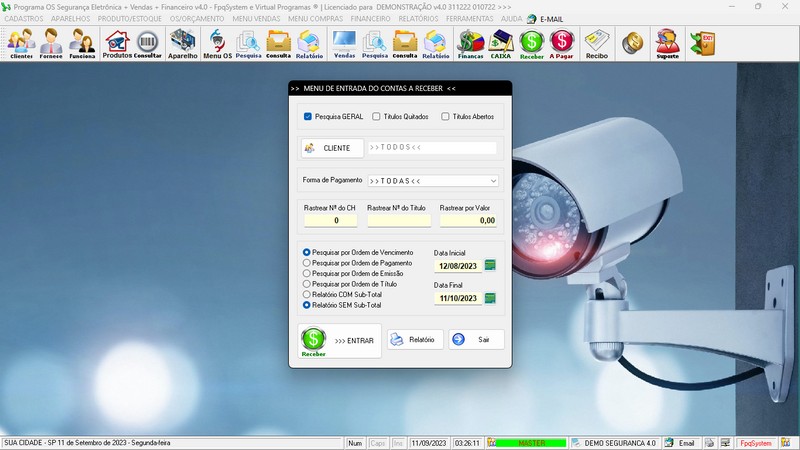 Programa OS Seguran�a Eletr�nica v4.0 - FpqSystem