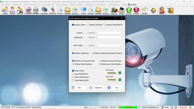 Programa OS Seguran�a Eletr�nica v4.0 - FpqSystem