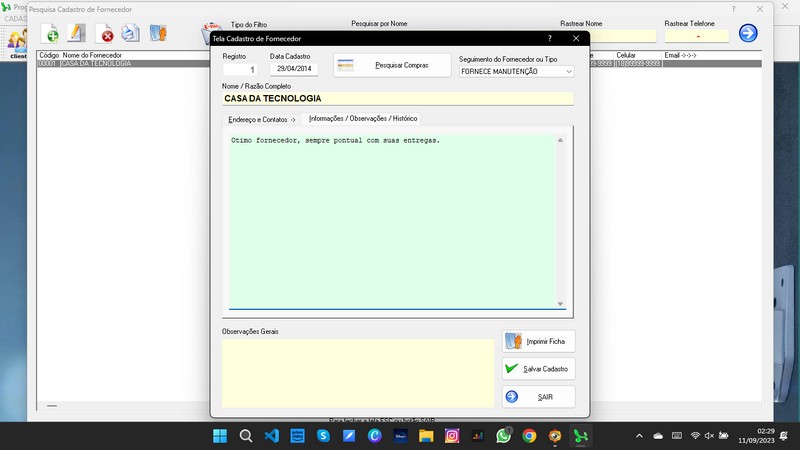 Programa OS Seguran�a Eletr�nica v4.0 - FpqSystem
