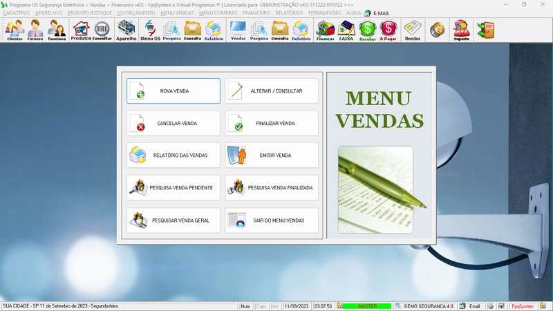 Programa OS Seguran�a Eletr�nica v4.0 - FpqSystem