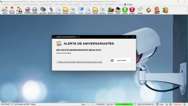 Programa OS Seguran�a Eletr�nica v4.0 - FpqSystem