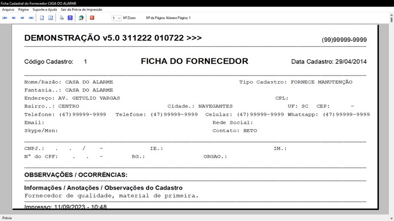 Programa OS Seguran�a Eletr�nica 5.0 Plus