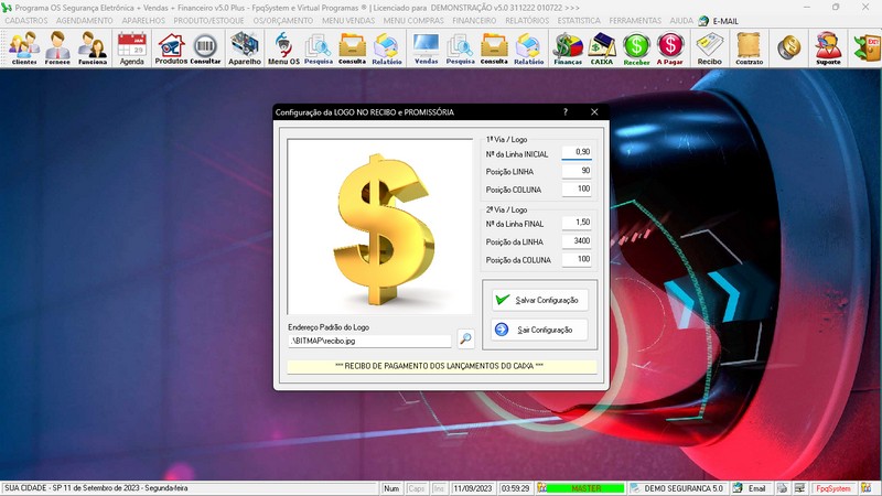 Programa OS Seguran�a Eletr�nica 5.0 Plus