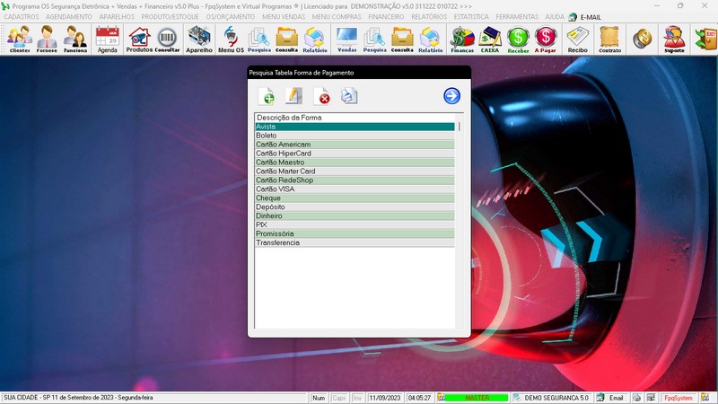 Programa OS Seguran�a Eletr�nica 5.0 Plus