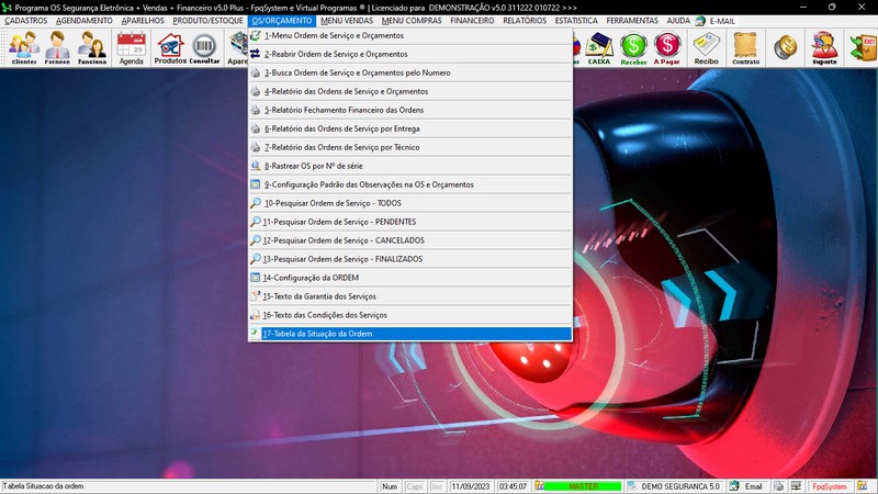 Programa OS Seguran�a Eletr�nica 5.0 Plus