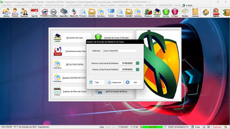 Programa OS Seguran�a Eletr�nica 5.0 Plus