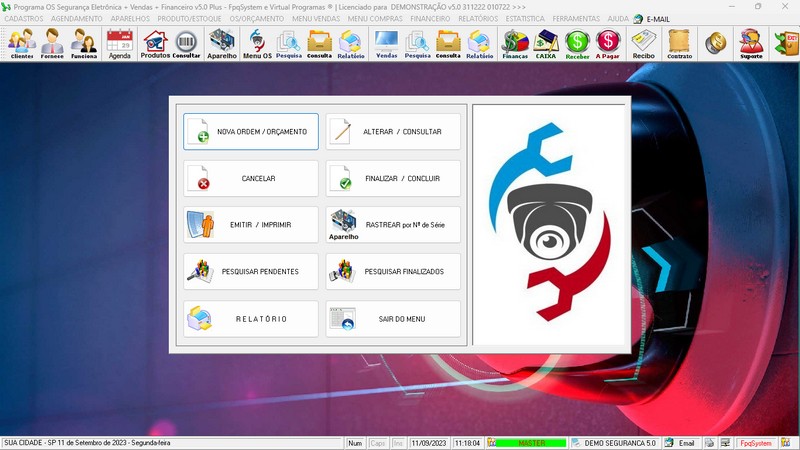Programa OS Seguran�a Eletr�nica 5.0 Plus