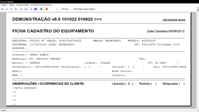 Programa OS Seguran�a Eletr�nica  6.0 Plus