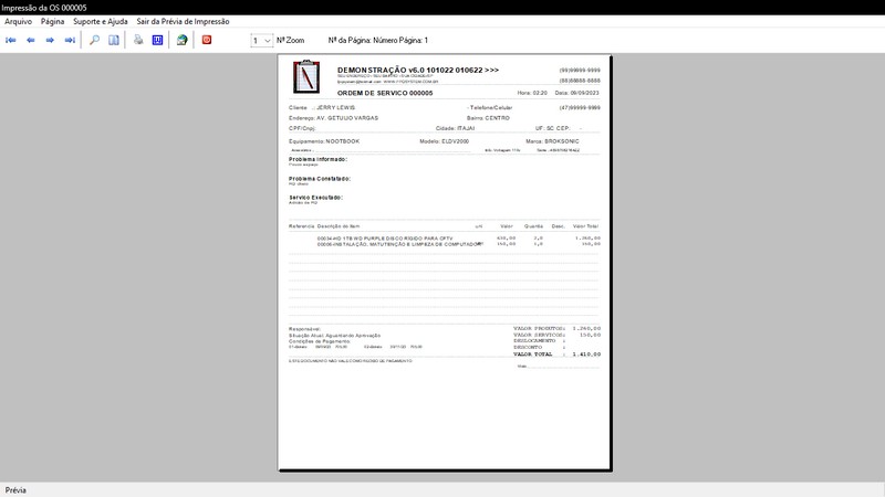 Programa OS Seguran�a Eletr�nica  6.0 Plus