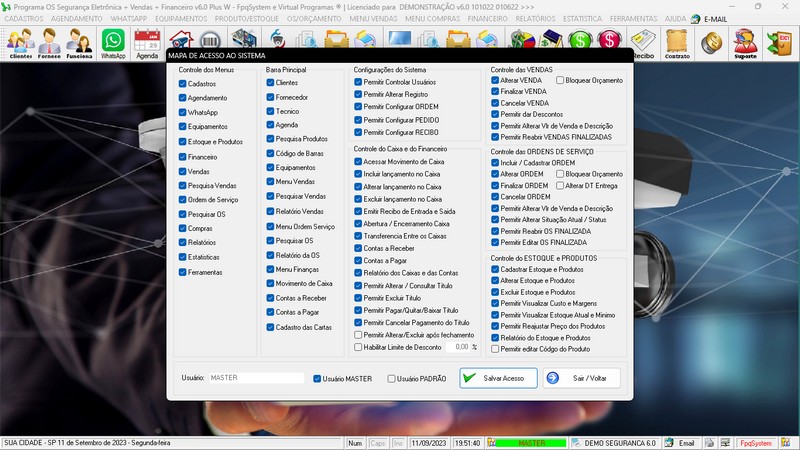Programa OS Seguran�a Eletr�nica  6.0 Plus