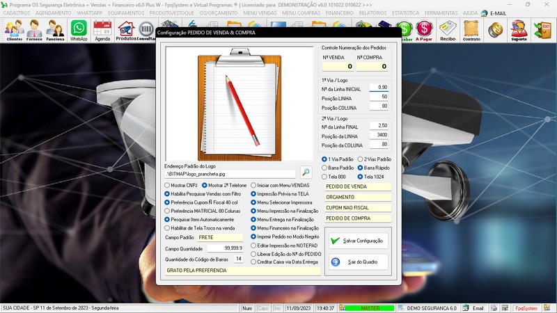 Programa OS Seguran�a Eletr�nica  6.0 Plus