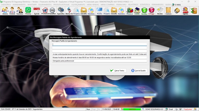 Programa OS Seguran�a Eletr�nica  6.0 Plus