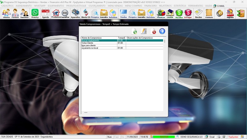 Programa OS Seguran�a Eletr�nica  6.0 Plus
