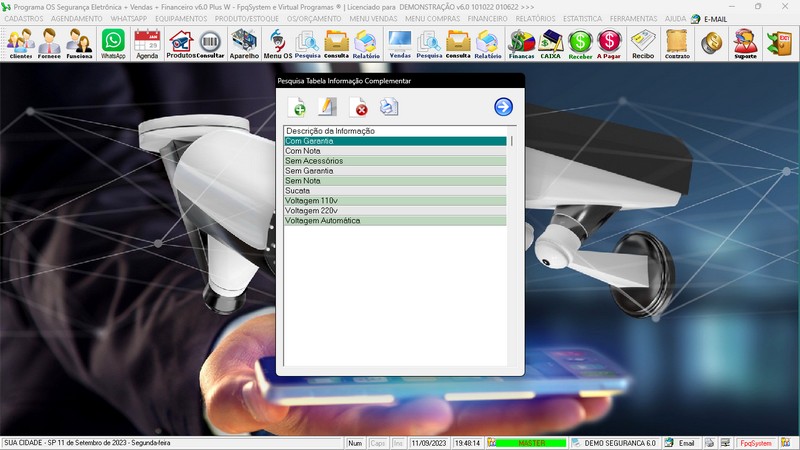 Programa OS Seguran�a Eletr�nica  6.0 Plus
